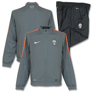 Nike Juventus Presentation Suit - Light Grey/Orange