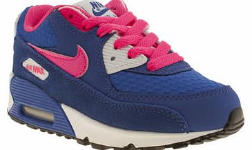Nike kids nike blue air max 90 2007 girls junior