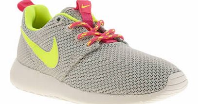 Nike kids nike light grey roshe run girls youth