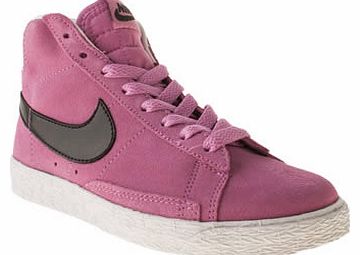 Nike kids nike pink blazer mid girls junior