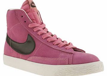 Nike kids nike pink blazer mid vintage girls youth
