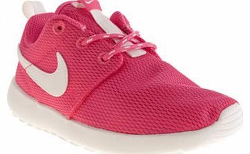 Nike kids nike pink roshe run girls junior 8600013570