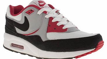 kids nike white & red air max light boys youth