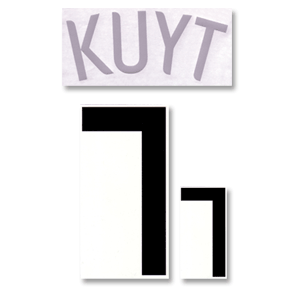 Kuyt 7 06-07 Holland Home Name and Number Transfer