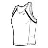 NIKE Ladies Dri-Fit Tennis Tank