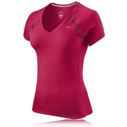 Nike Lady Tailwind V-neck Short Sleeve T-Shirt