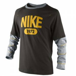 Nike Layered Long Sleeve Tee Shirt - Junior