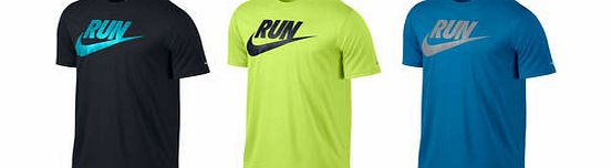 Nike Legend Run Swoosh Short Sleeve Run Tee