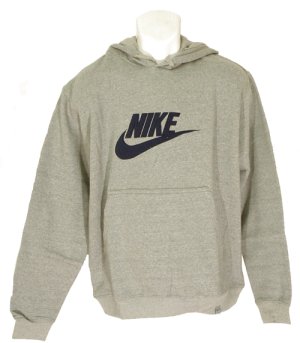 Nike Logo Hooded Sweat Grey