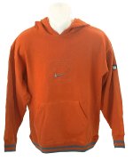 Nike Logo Hooded Sweatshirt Rust Size Medium Boys