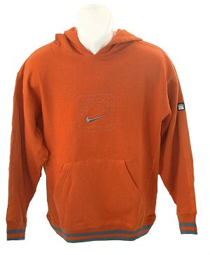 Nike Logo Hooded Sweatshirt Rust