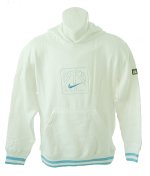 Nike Logo Hooded Sweatshirt White Size Medium Boys
