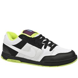 Nike Male 6.0 Air Mogan Iii Leather Upper in White and Black
