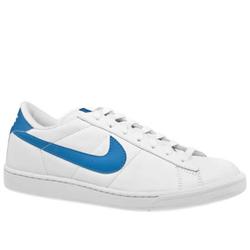 Nike Male Tennis Classic Ii Leather Upper Fashion Large Sizes in White and Navy