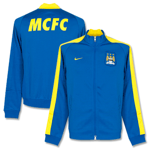 Nike Man City Authentic N98 Jacket - Royal/Yellow