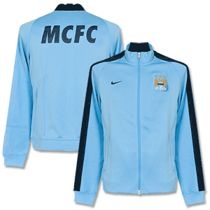 Nike Man City Sky Blue Authentic N98 Jacket 2014 2015