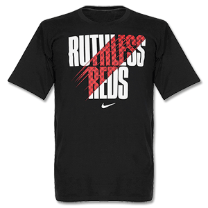 Nike Man Utd Black Core Plus T-Shirt 2013 2014