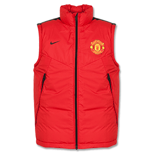 Nike Man Utd Red Paded Gillet 2014 2015