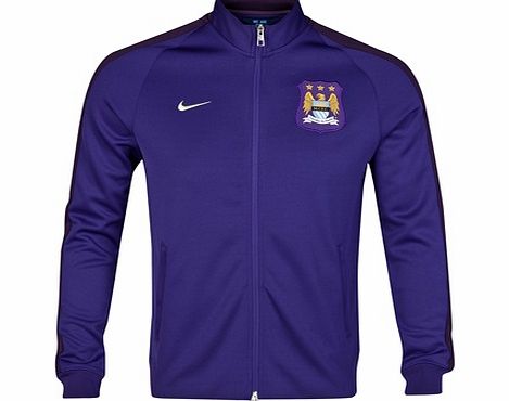 Manchester City Authentic N98 Jacket Purple