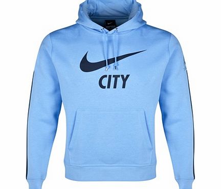 Nike Manchester City Core Hoody Blue 624337-488