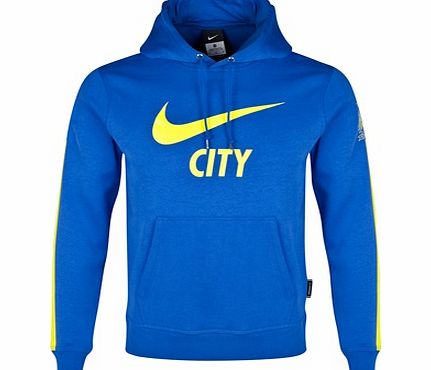 Nike Manchester City Core Hoody Royal Blue 624337-480