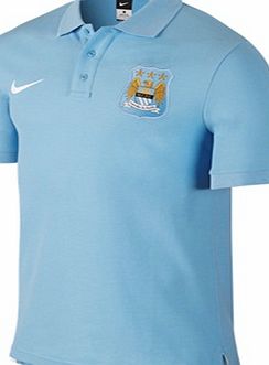 Nike Manchester City Core Match Up Polo Sky Blue