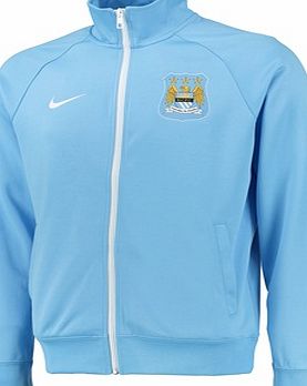 Nike Manchester City Core Trainer Jacket Sky Blue