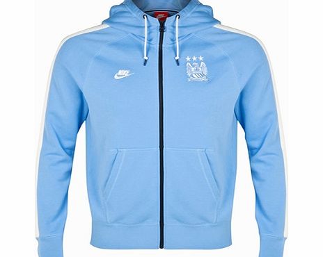 Nike Manchester City Covert AW77 FZ Hoody Blue
