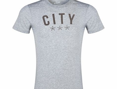 Nike Manchester City Covert Graphic T-Shirt - Mens