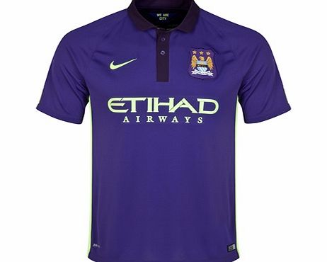 Nike Manchester City Cup Away Shirt 2014/15 - Kids