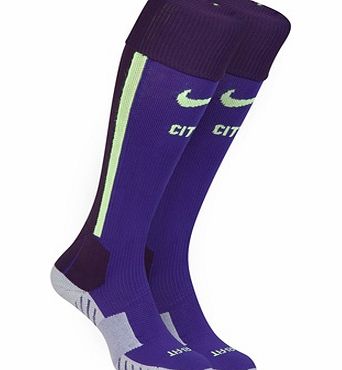 Manchester City Cup Away Socks 2014/15 Purple