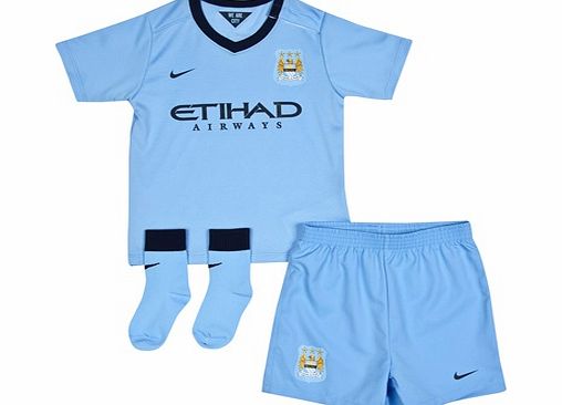 Manchester City Home Kit 2014/15 - Infants Sky