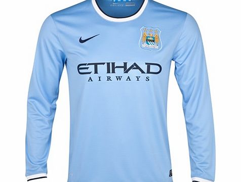 Nike Manchester City Home Shirt 2013/14 - Long