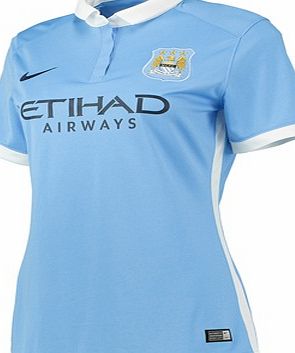 Nike Manchester City Home Shirt 2015/16 - Womens Sky