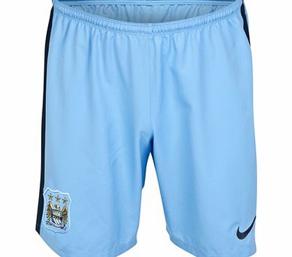 Manchester City Home Shorts 2014/15 - Kids Sky