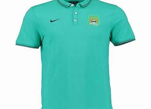 Nike Manchester City League Authentic Polo Green