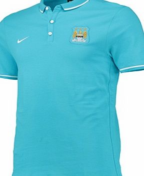 Nike Manchester City League Polo Lt Blue 716778-432