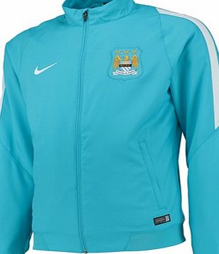 Nike Manchester City Sideline Woven Jacket Lt Blue