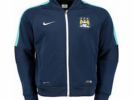 Nike Manchester City Squad Sideline Knit Jacket Navy