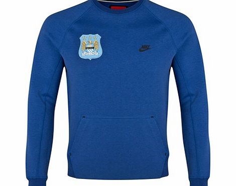Nike Manchester City Tech Fleece Crew Sweatshirt