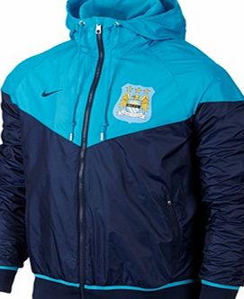 Nike Manchester City Windrunner Jacket Lt Blue