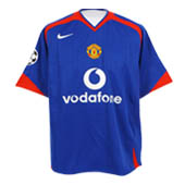 Nike Manchester United Away Champions League Shirt - 2005/07.