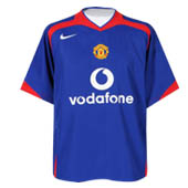 Nike Manchester United Away Shirt - 2005/07 with Heinze 4 printing.