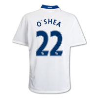 Nike Manchester United Away Shirt 2008/09 with OShea