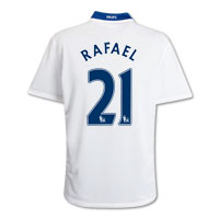 Manchester United Away Shirt 2008/09 with Rafael