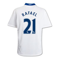 Nike Manchester United Away Shirt 2008/09 with Rafael