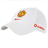 Nike Manchester United Baseball Cap - White.