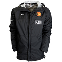 Manchester United Basic Rain Jacket - Black -