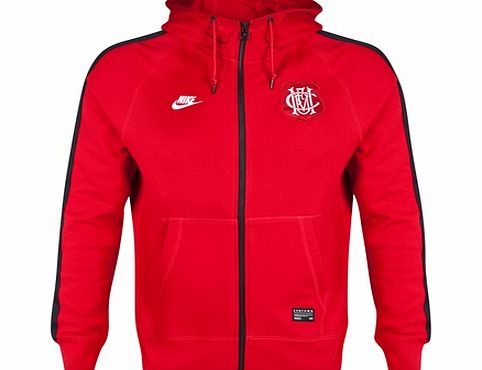 Nike Manchester United Covert AW77 FZ Hoody-Red