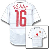 Nike Manchester United European Shirt 2003/05 with Keane 16 printing.